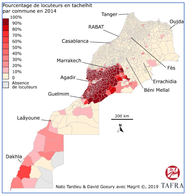 taalkaart tachelhiyt 2019